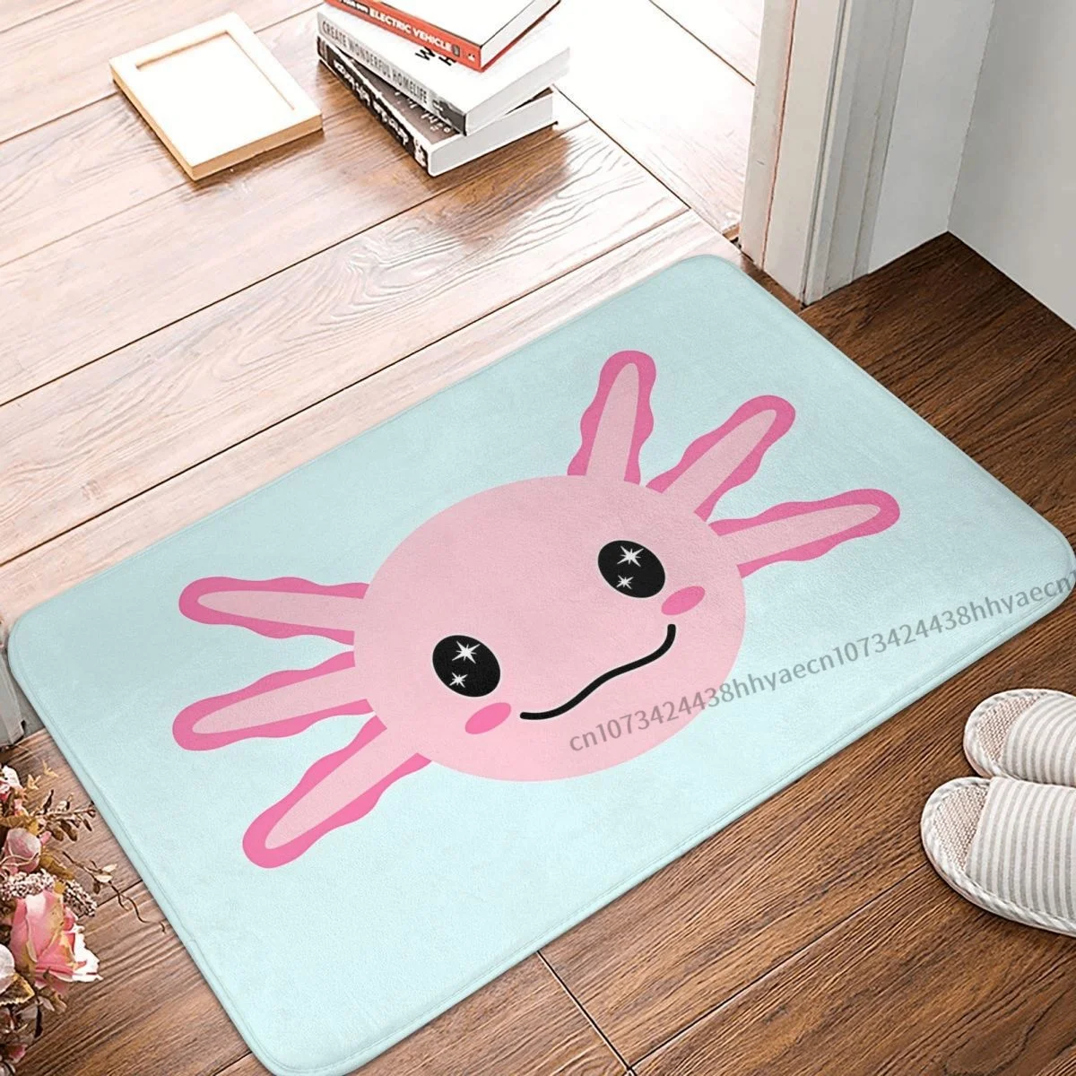 

Non-slip Doormat Axolotl Bath Bedroom Mat Outdoor Carpet Indoor Modern Decor