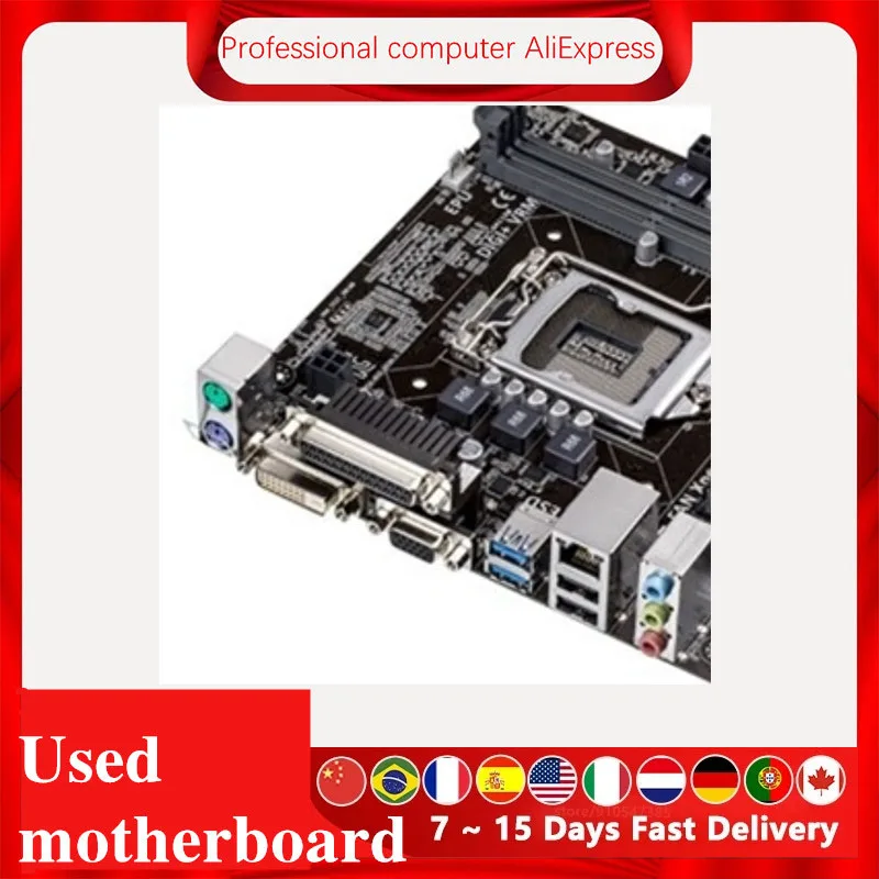 Оригинальная б/у материнская плата B85 LGA 1150 для Asus