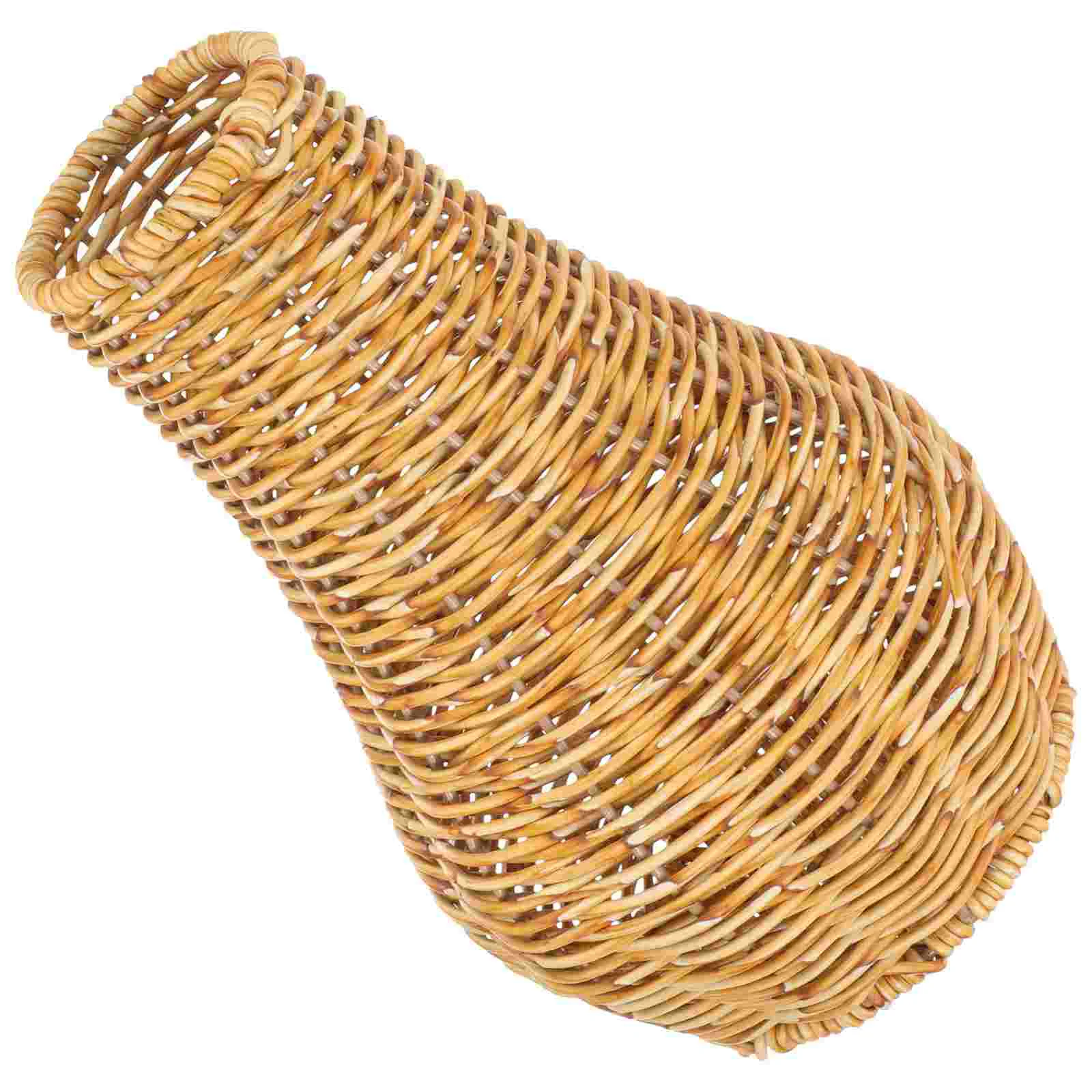 

Imitation Rattan Vase Wedding Table Decoration Dried Flower Stand Plastic Office