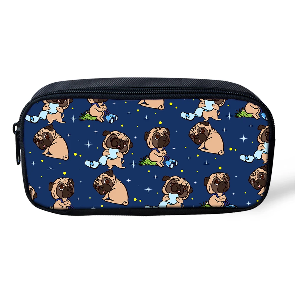 ADVOCATOR Kawaii Cartoon Dog Pencil Bag Cosmetic Bag for Students Pen Pouch Cases Zipper Children Travel Organizer Free Shipping
