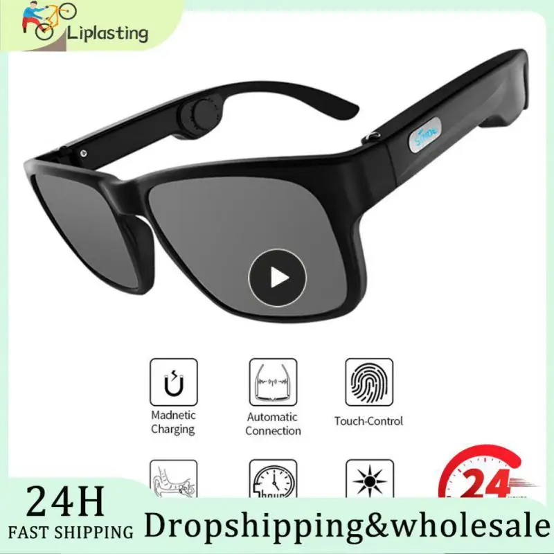 

Смарт-Очки Беспроводные Bluetooth 5,0 солнцезащитные очки уличные смарт-очки для спорта громкой связи звонки музыка анти-синие очки для велоспорта