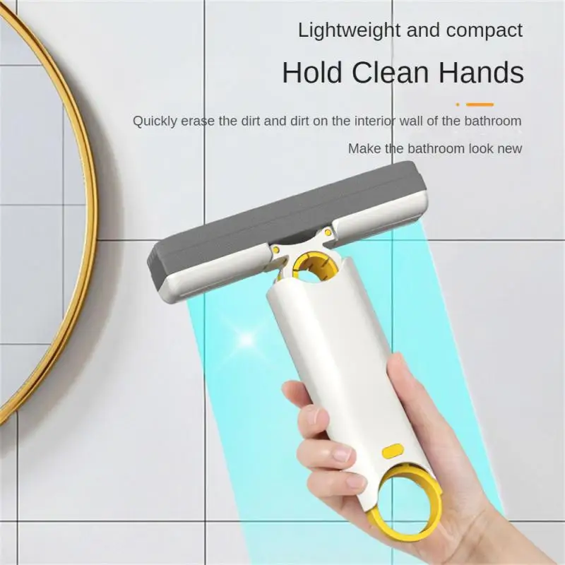 

1Packs Mini Squeeze Mop Portable Cleaning Mop Handheld Desktop Bathroom Car Window Glass Sponge Cleaner Home Cleaning Tools