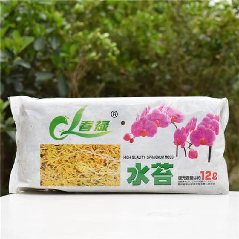 

Natural Dried SPHAGAUM MOSS Garden Supplies Moisturizing Nutrition Organic Fertilizer for Butterfly Orchid Flowerpot Decoration