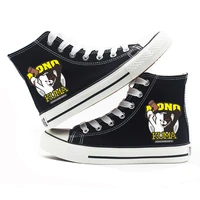 canvas shoes danganronpa trigger happy havoc casual sneakers student high top sports shoes boy girl woman man shoes