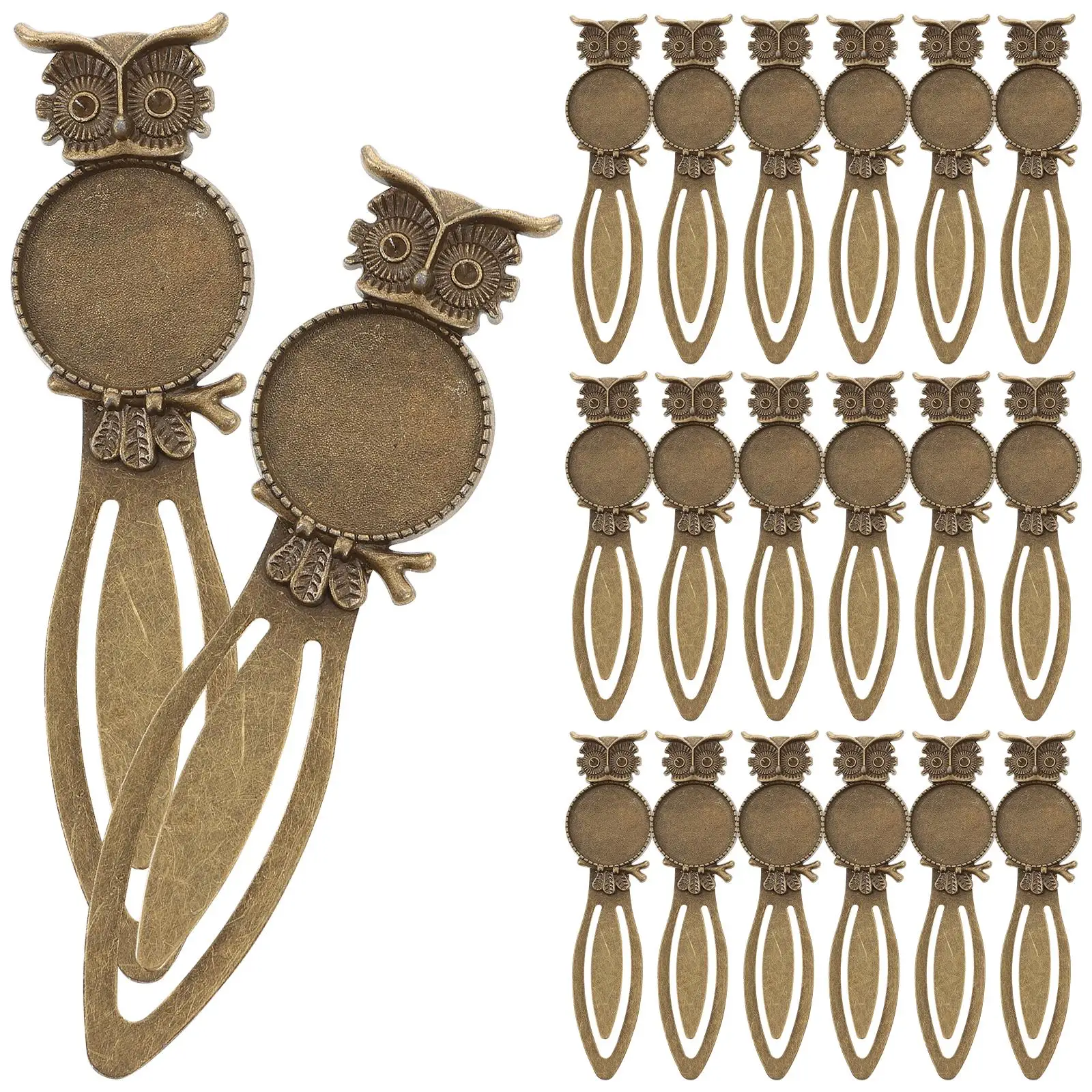 

NUOLUX пластиковые закладки для книг сова 20 шт