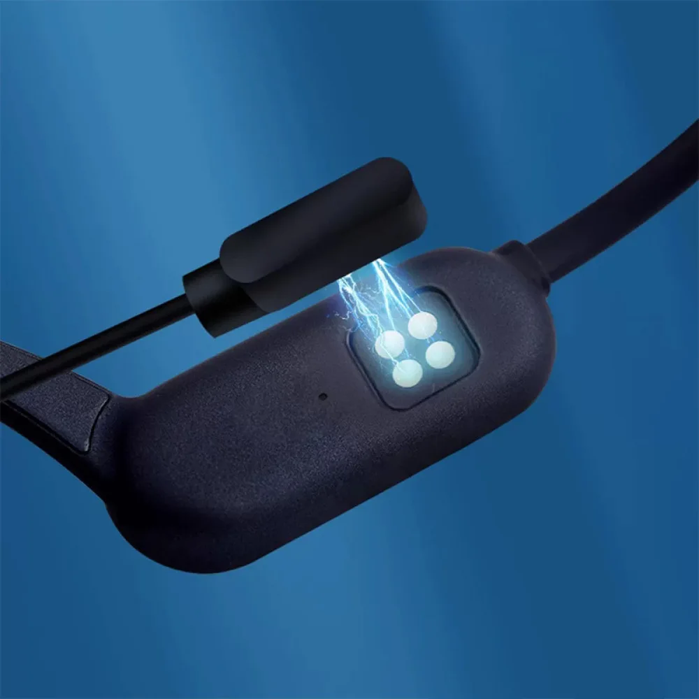 Фото Высокоэффективный кабель для быстрой зарядки YUANS Bluetooth Headset X18Pro X8 X7, магнитный зарядный кабель для зарядного устройства NANK Runner Pro №1