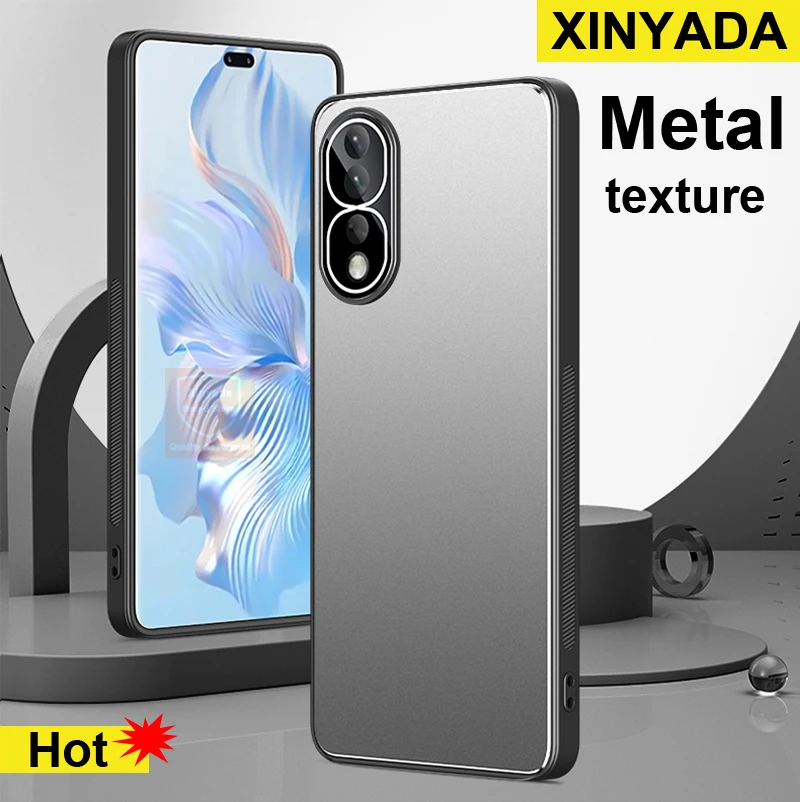 

Матовый металлический чехол для Huawei Nova 9 10 Pro Nova9, чехол для Honor 50 60 70 80 Pro Plus, задняя крышка, пленка для объектива, чехол-бампер для телефона