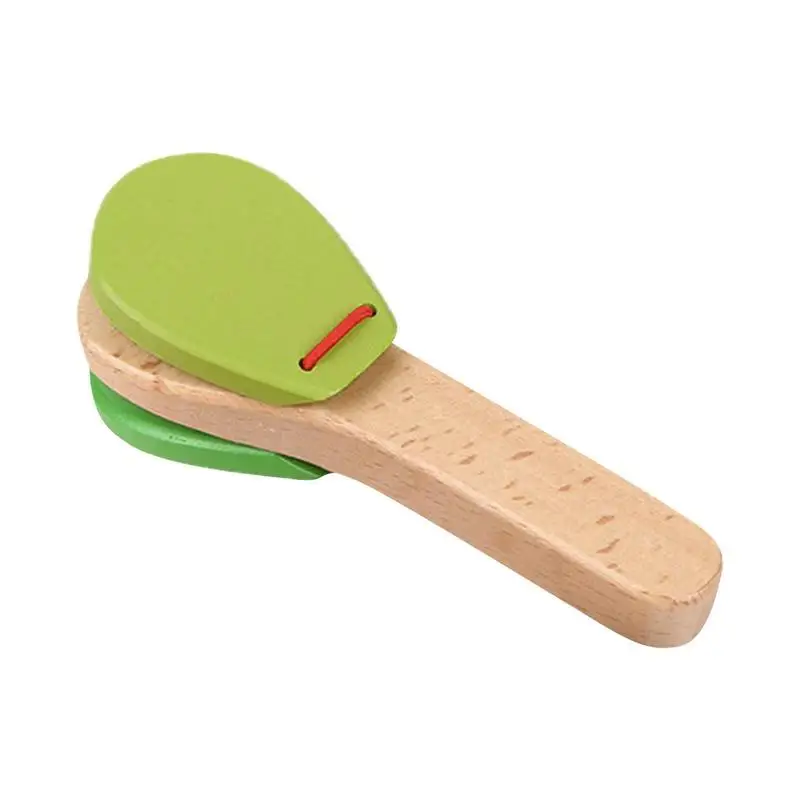 

Baby Wooden Clapper Musical Percussion Instrument Educational Toy Musical Instrument Preschool Early Educational Toys