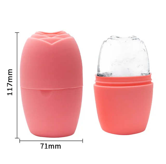 1pc Skin Care Beauty Lifting Contouring Tool face slimming tool Silicone Ice Cube Trays Ice Globe Ice Balls Face Massager 2