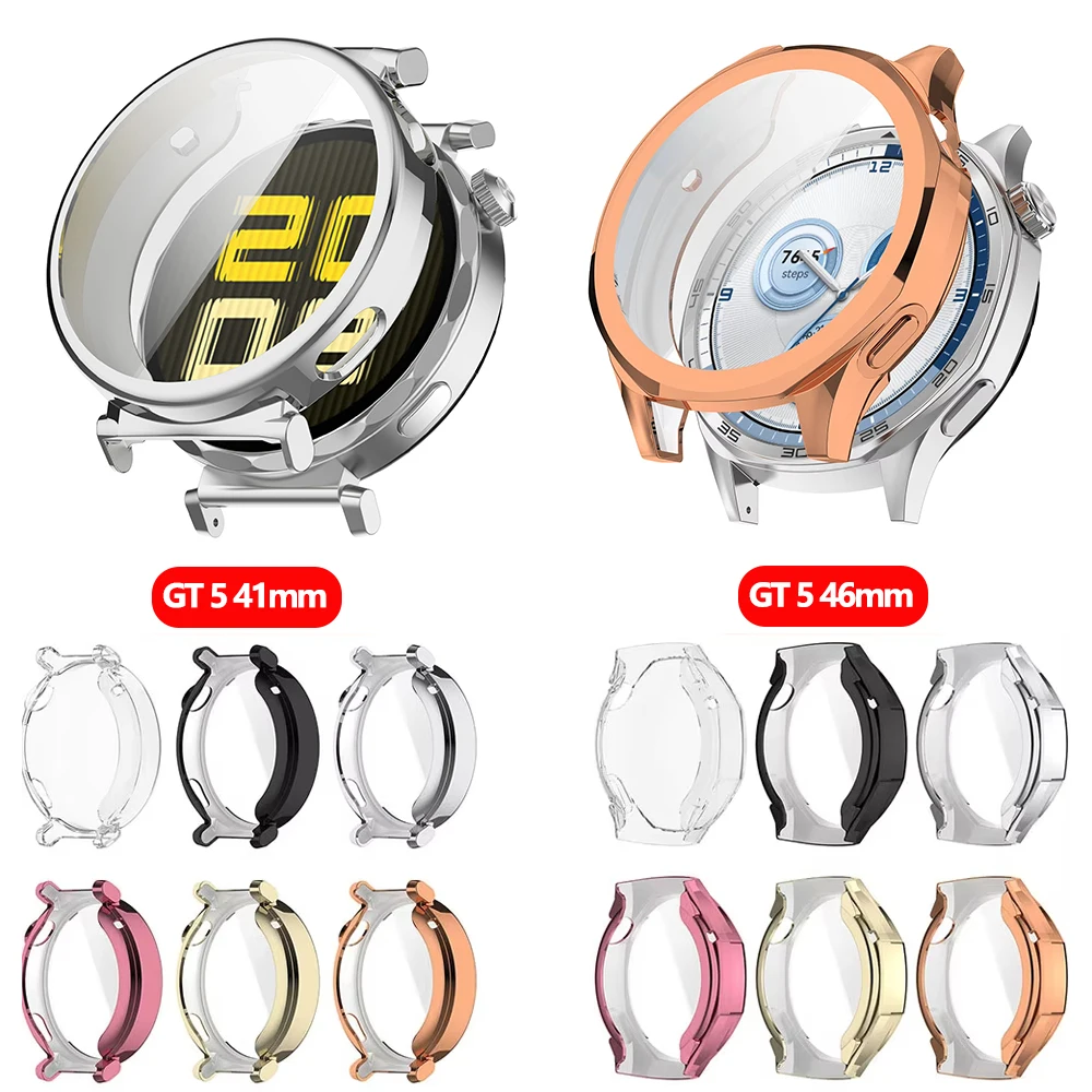 Защитная пленка для экрана HUAWEI Watch GT 5 41 мм чехол из ТПУ универсальный мягкий