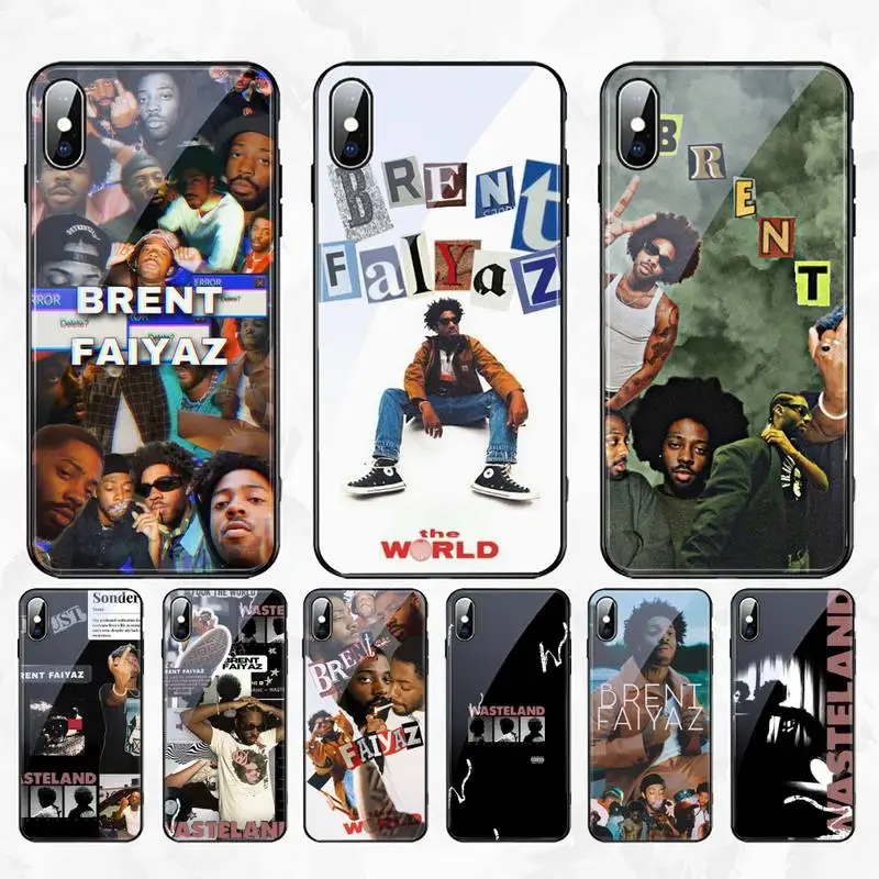 

Brent Faiyaz Singer Phone Case For Iphone 11 12 13 14 Pro Max 7 8 Plus X Xr Xs Max Mini Tempered Glass Cove