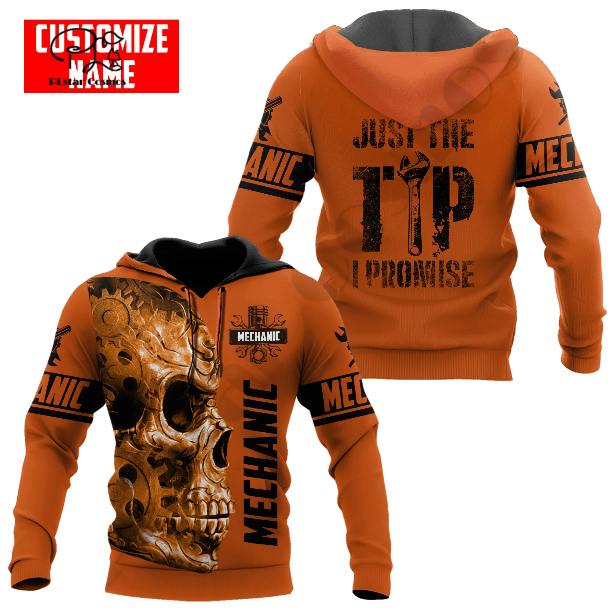 PLstar Cosmos 3 dпечатный новейший механический череп индивидуальное имя уникальное