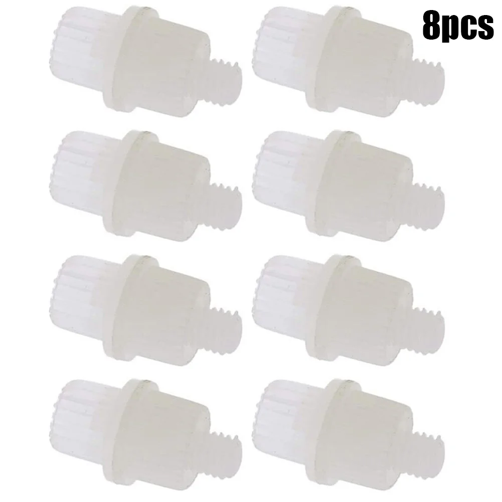 

8pcs Motorcycle License Plate Fastening Screws White Nylon Number Plate Bolts Fit For Most Of Motorcycle License Plate
