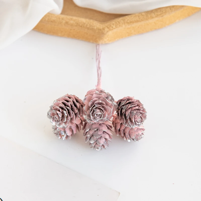 

Искусственные золотистые декоративные растения, 6 шт.