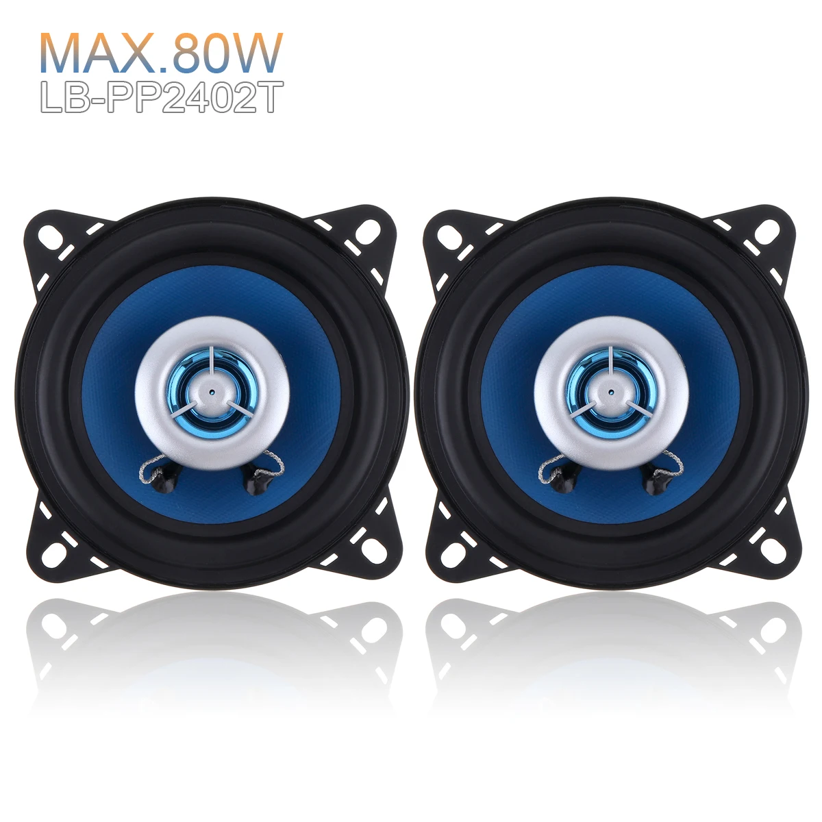 

2pcs 4 Inch Car Speaker 80W 88dB High-End Auto Car Coaxial Loud Speaker 2-Way Vehicle Audio Speakers Coaxial Loudspeaker