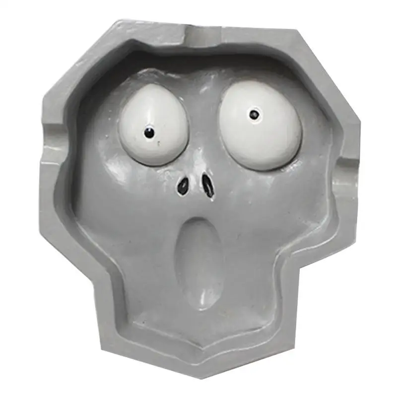

Resin Ashtray For Car Desktop Grimace Container For Cigars Funny Resin Ash Holder Desk Decor Smoker Gifts Restaurant Home