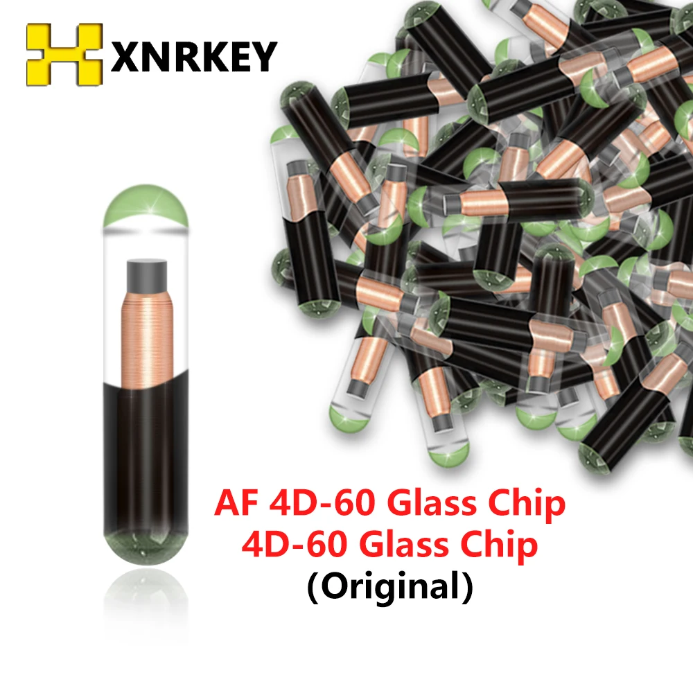 XNRKEY Автомобильный ключ чип 4D6 0 стеклянный приемоответчика 4D-60 для Ford Connect Fiesta Focus Ka