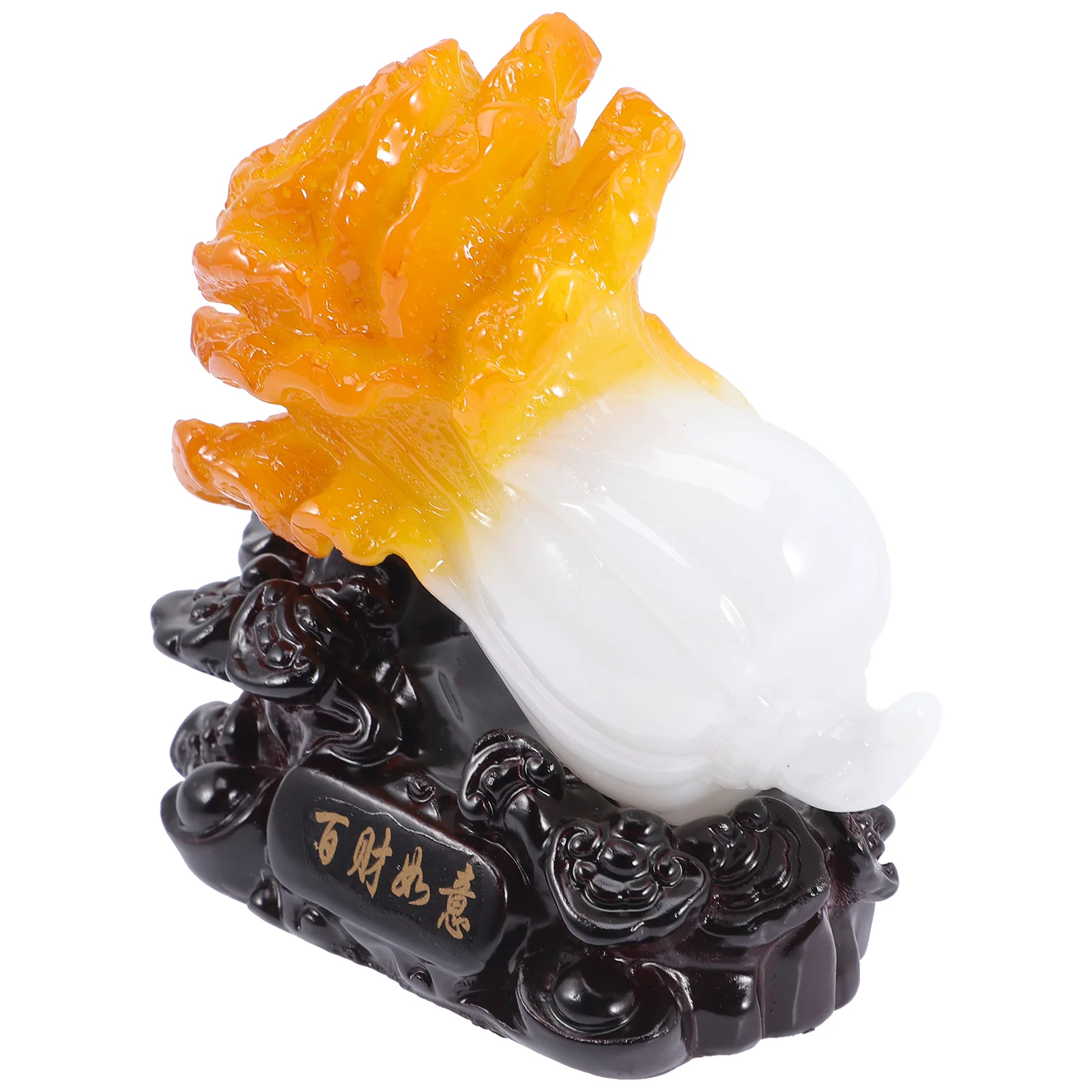 

Miniature Cabbage Sculpture Reception Mascot Decorative Vegetable Office Home Imitation Jade Desktop