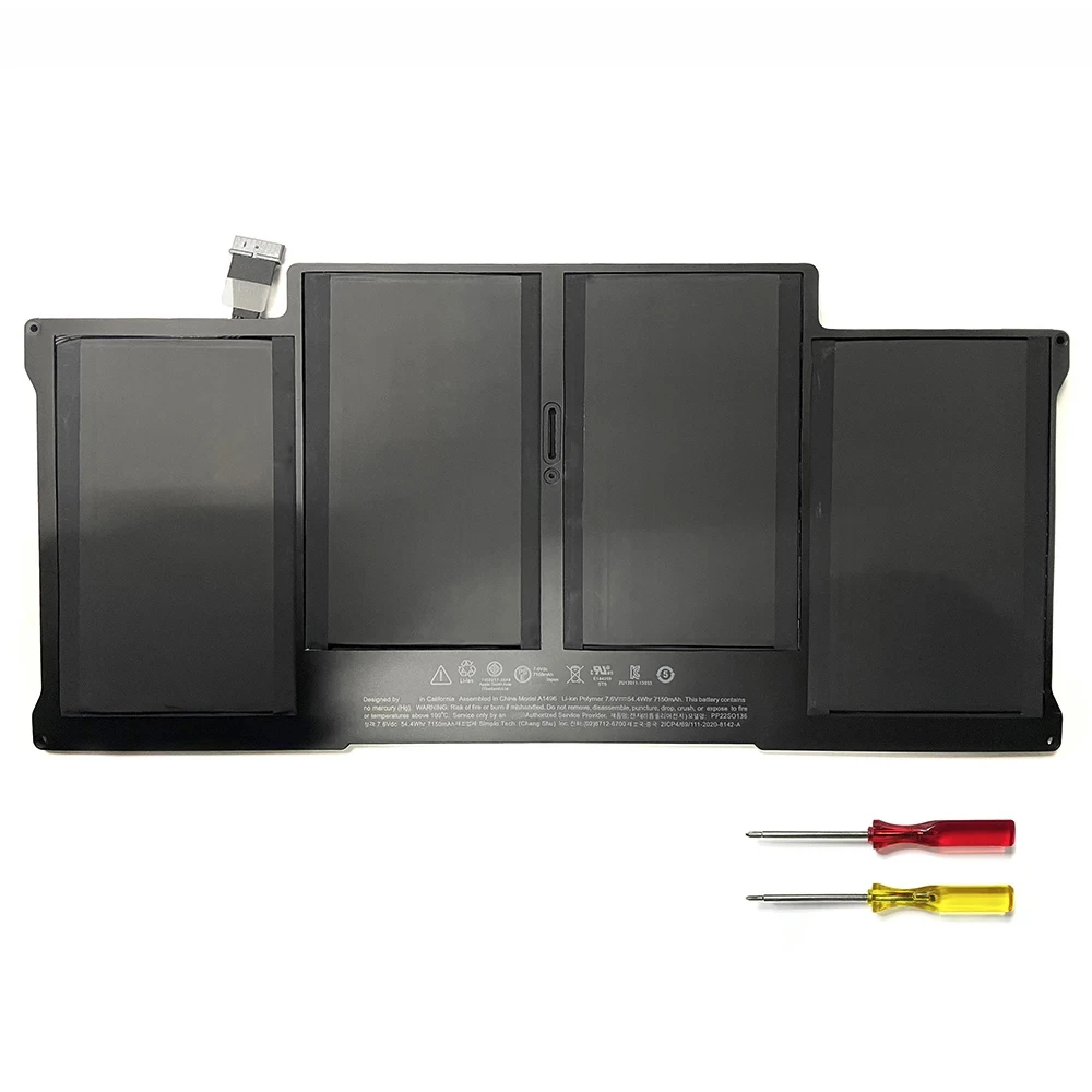 A1496 A1405 7 6 В 7150 Втч 2013 мАч Оригинальный аккумулятор для ноутбука Apple MacBook Air 13 &quotA1466