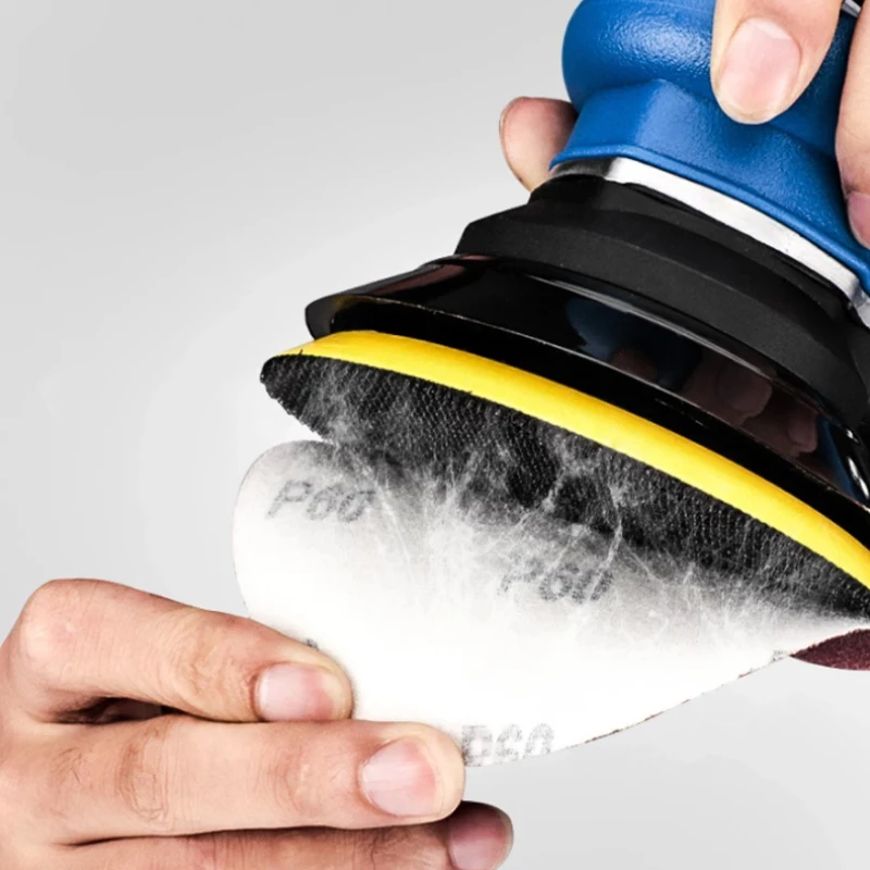 5 дюймов 125 мм круглая наждачная бумага 6 отверстий диск листы песка зернистость