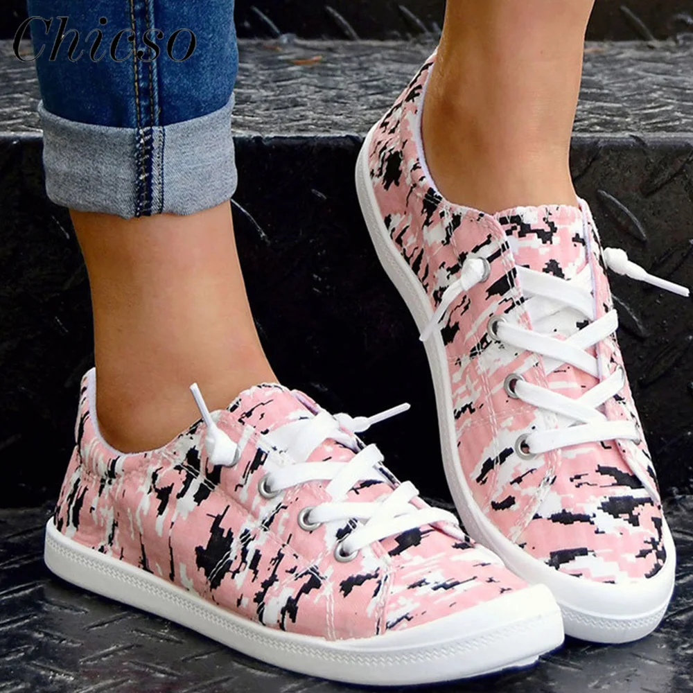 Женские эспадрильи кроссовки новинка весны 2023 Женская камуфляжная Повседневная