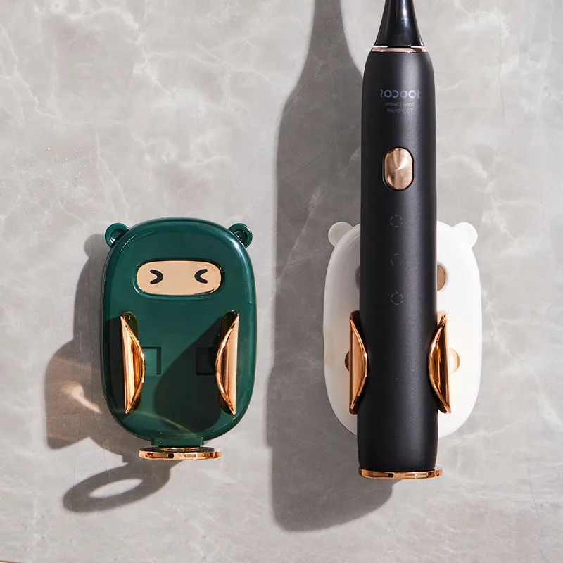 

Wall Mounted Electric Toothbrush Holder Gravity Induction Free Punching Space-saving Keeping Dry Toothbrush Holder Toiletries