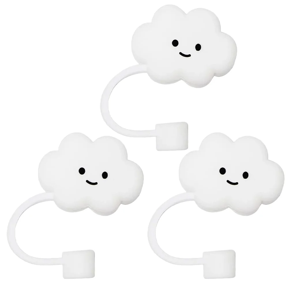 

Cloud Straw Dust Plug Covers Plugs Silicone Tip Tips Protector Lids Suction Cups