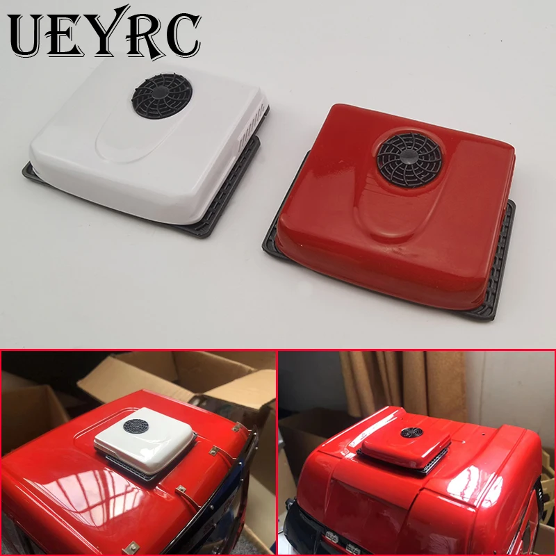 

1:14th Scale Simulation Model Roof Air Conditioner for Tamiya RC Truck Tipper SCANIA 770S 56368 VOLVO ACTROS BENZ MAN LESU Car