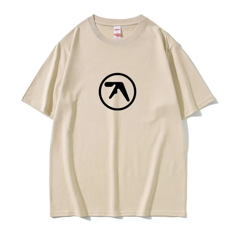 Футболка с логотипом Aphex Twin для мужчин и женщин, повседневные хлопковые винтажные футболки с короткими рукавами, мужские футболки большого размера в стиле хип-хоп, уличная одежда (art.: 3920d239c5cc4) - 3920d239c5cc4