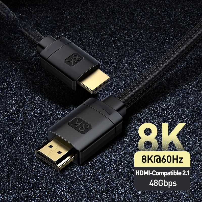 HDMI-совместимый кабель для Xiaomi Mi Box 48 Гбит/с цифровой PS5 PS4 8K 2 1 4K 0 сплиттер 8K/60 Гц