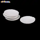 4 шт., миниатюрные тарелки для кукольного домика