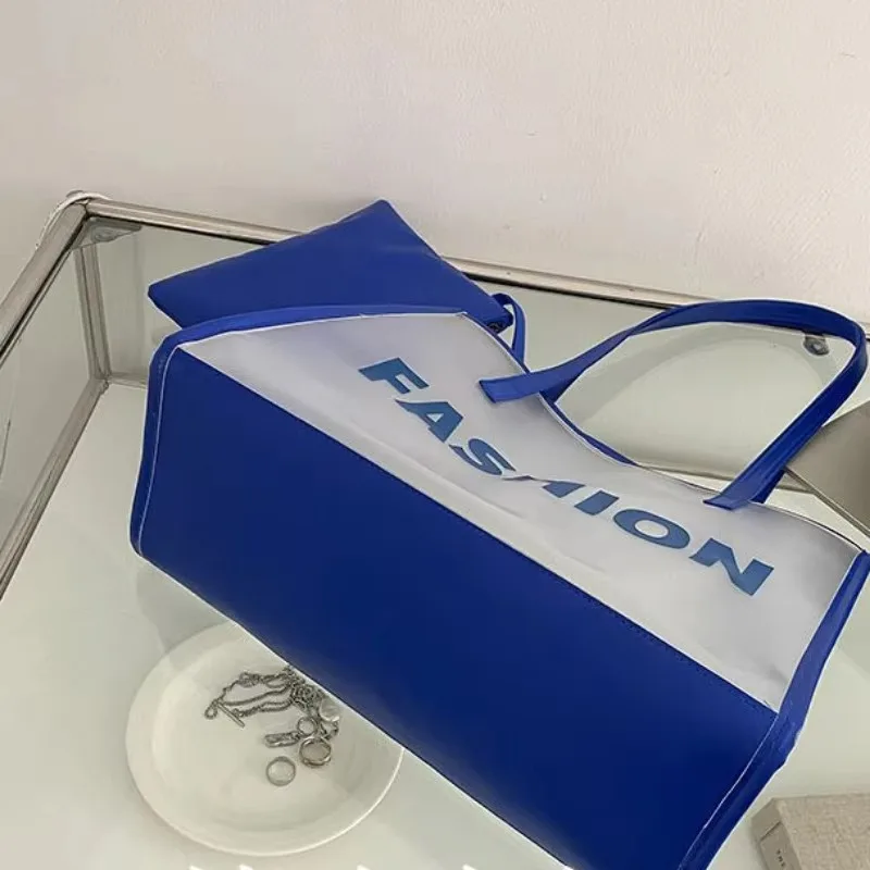 Прозрачные сумки на плечо с буквенным принтом женские летние корейские шикарные