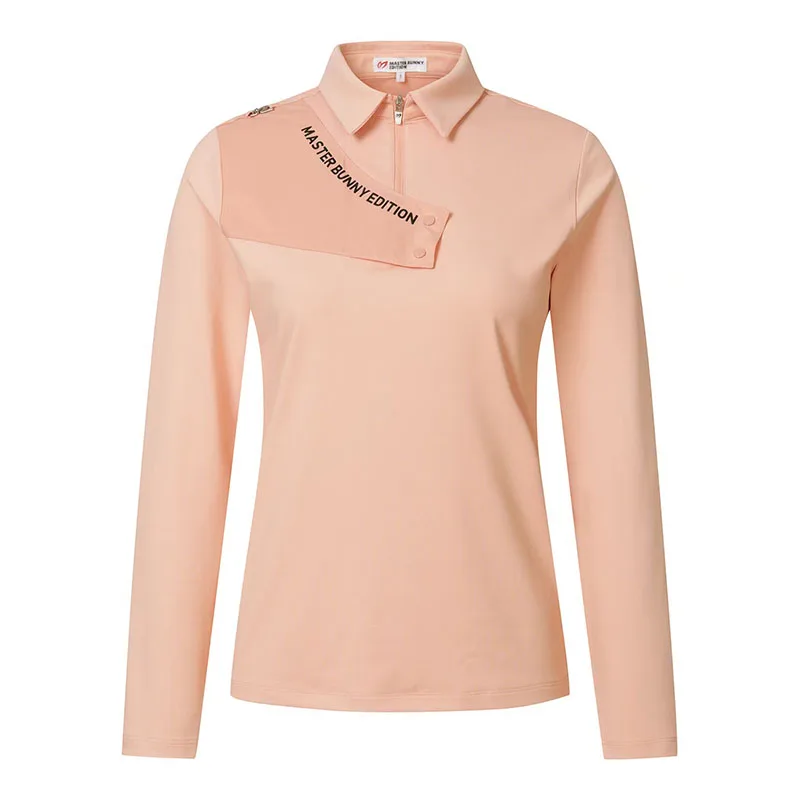 

Golf Clothing New Women's Long-sleeved Polo Shirt All Match Slim Outdoor Sports