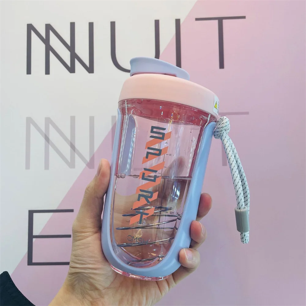 590ml Gym Sport Shaker Bottle Protein Powder Plastic Water B