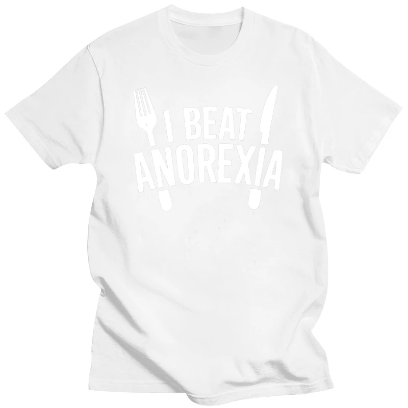 

Забавные мужские футболки I Beat Anorexia
