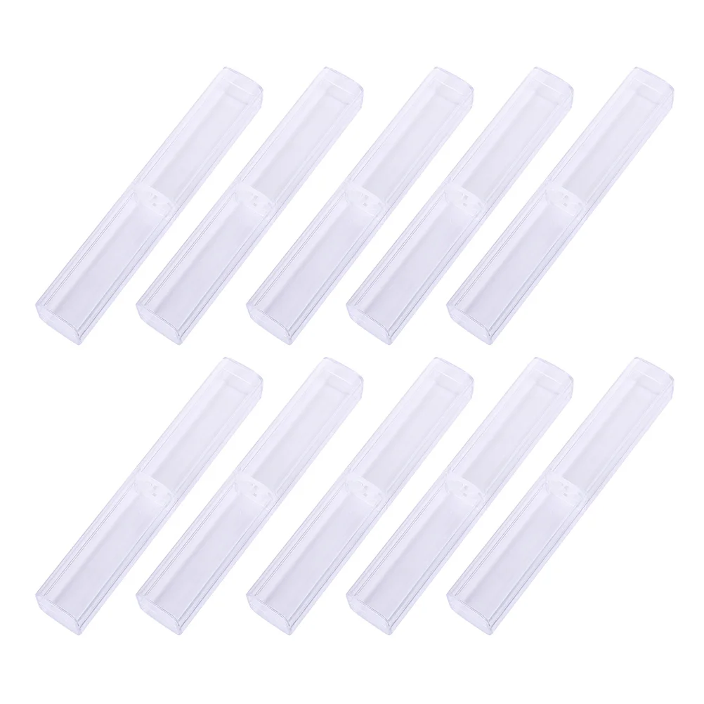 

Коробка для ручек Casegift, прозрачная коробка, цилиндрическая шариковая трубка, акриловая упаковка для одного хранения, для бизнеса, пустая, DIY ...