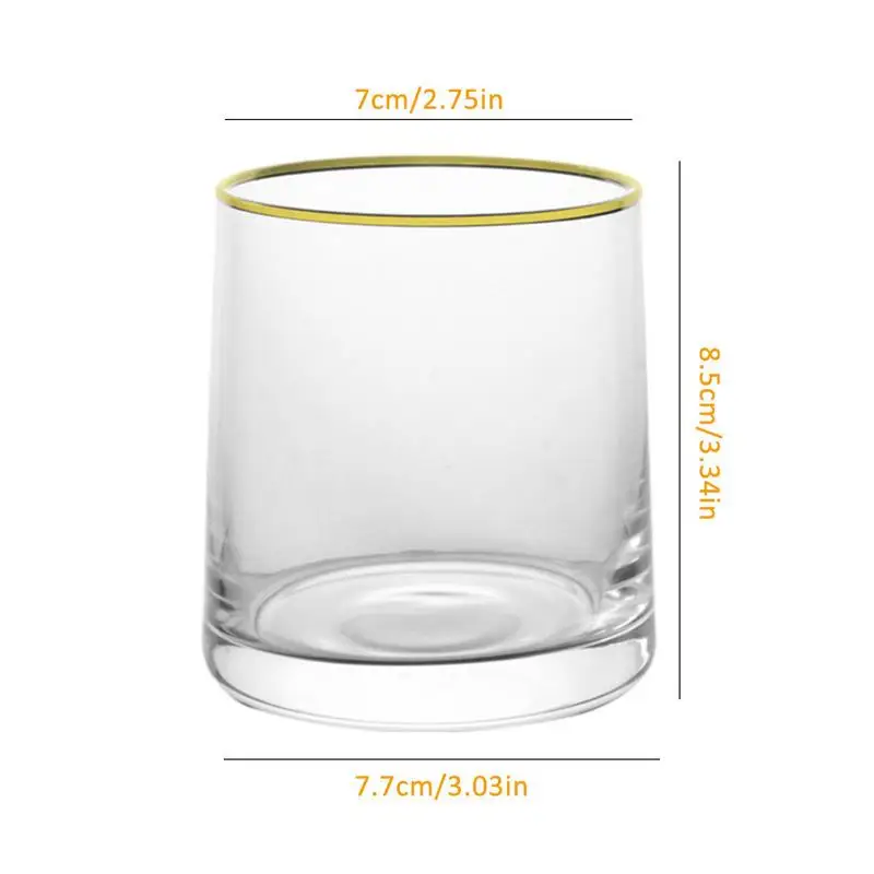 Cognac Glasses 2pcs Cocktail Glasses Colorful Neat Glass Dishwasher Cleaning For Drinking Whiskey Red Wine White Wine Glass Or images - 6