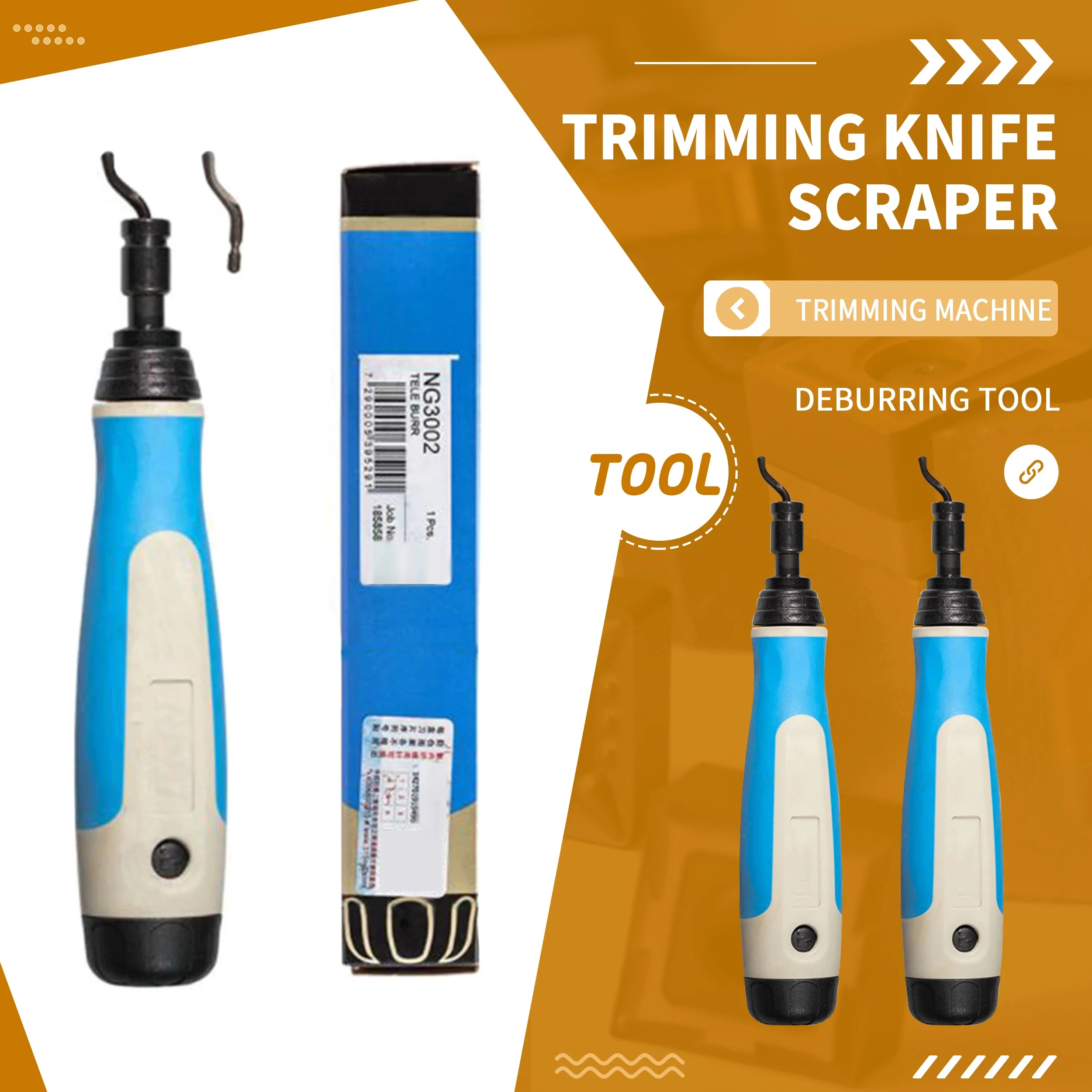 

Deburring Trimmer 2.6mm N Cutter Head Telescopic Rod Extension Rotating Scraper NG3002 NG3000 BN1010 BN2010 With EL01033 Scraper