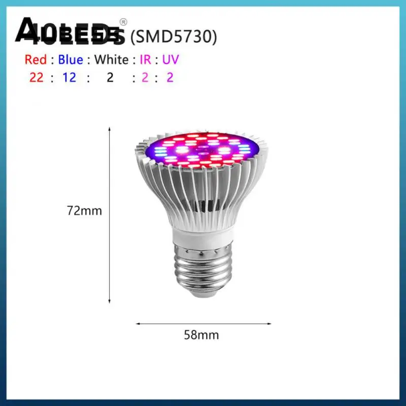 

New LED Grow Light 150Leds 200Leds Full Spectrum Sunlike E27 LED Growing Bulb For Indoor Hydroponics Flowers Plants LED Growth