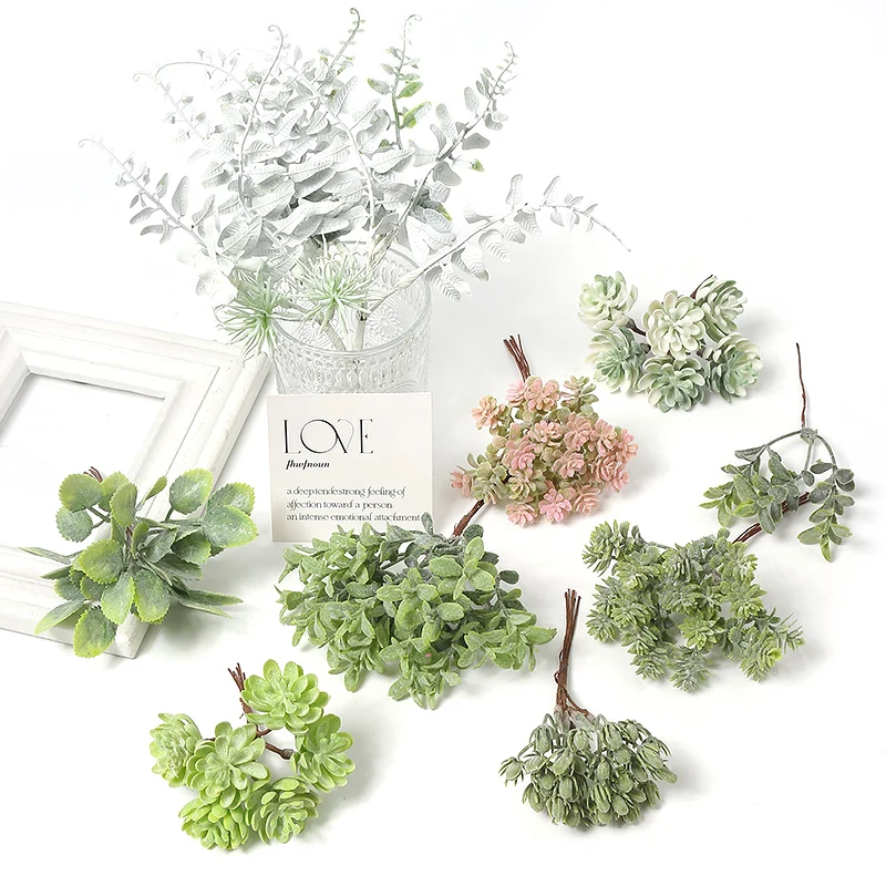 Женский мини-букет для домашнего декора, садовое рождественское свадебное украшение, искусственная цветочная гирлянда, украшения, аксессуары