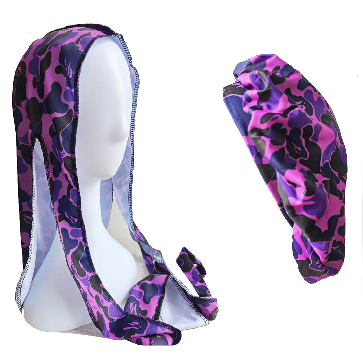 

whole sale Bonnets durags Adjustable Bonnet Nightcap Designer Bonnets and durags Novelty Unisex pink 10sets a lot