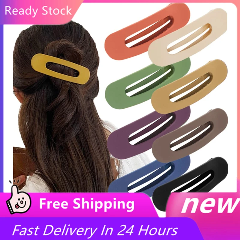 

Новые женские большие заколки для волос, искусственная бесшовная пластиковая заколка-гребешок для женщин и девушек, простые заколки, аксессуары для волос