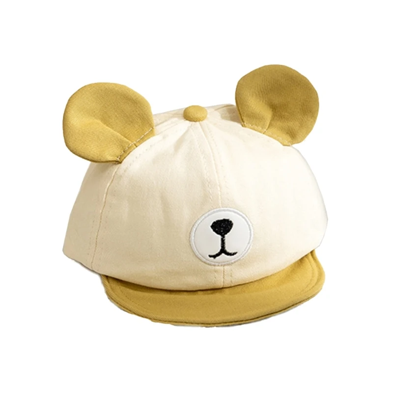 

Baby Baseball Hat Soft Brim Hat for Toddler Girls Boys Sun-proof Unisex Beret Hat Infant Cotton Hat Floppy