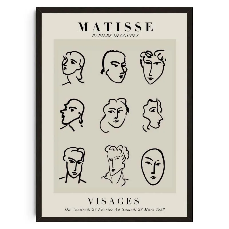 

Анри Матисс Выставочный постер Цветочный пейзаж Природа Холст Картина Известное кафе Бохо Настенное искусство Сад Гостиная Домашний декор