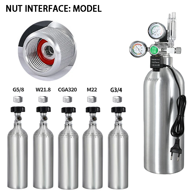 Аквариум DIY CO2 регулятор соленоид счетчик пузырей система управления реакция