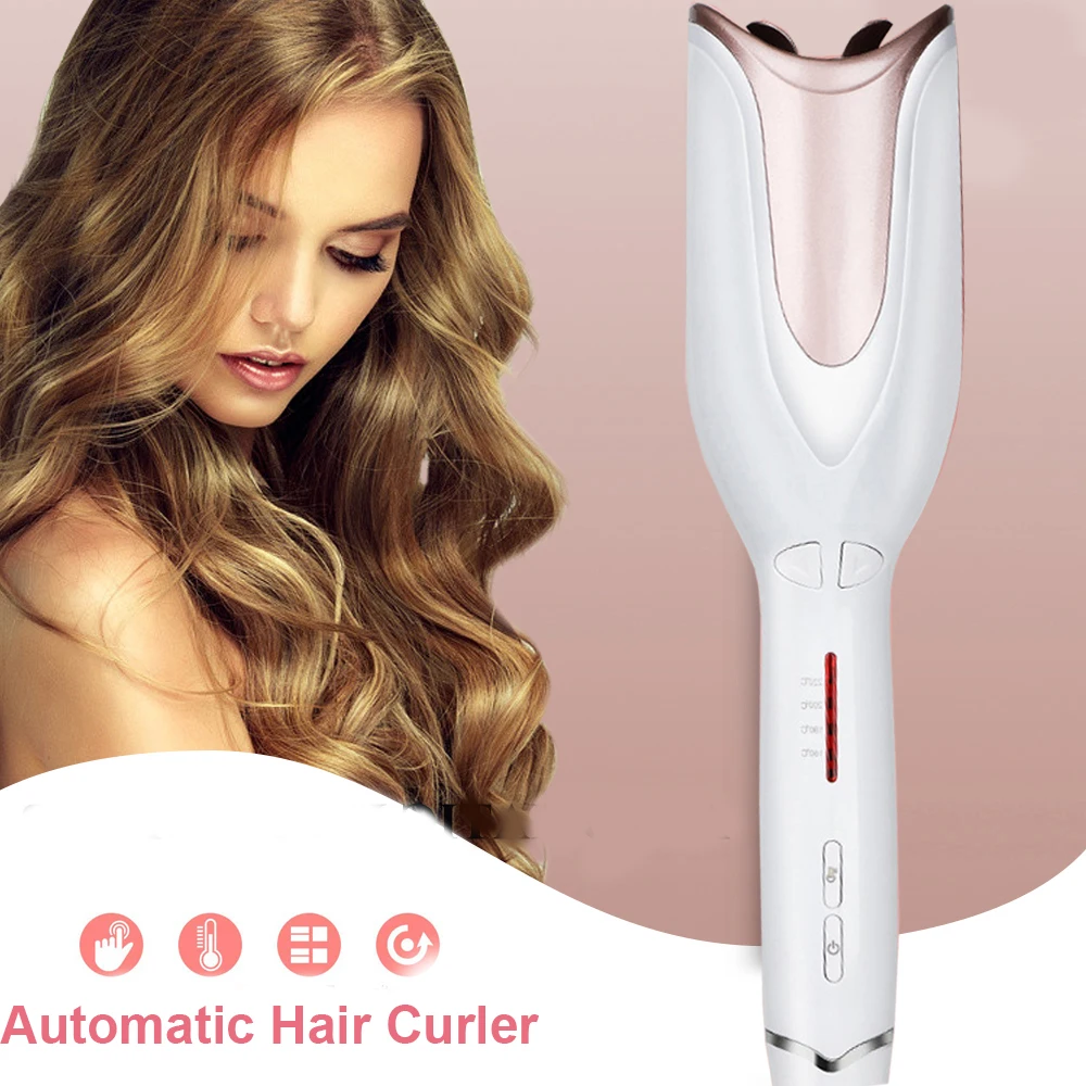 

Curling Iron Automatic Hair Curler With Tourmaline Ceramic Heater And LED Digital Mini Portable Curler Air Curling Wand