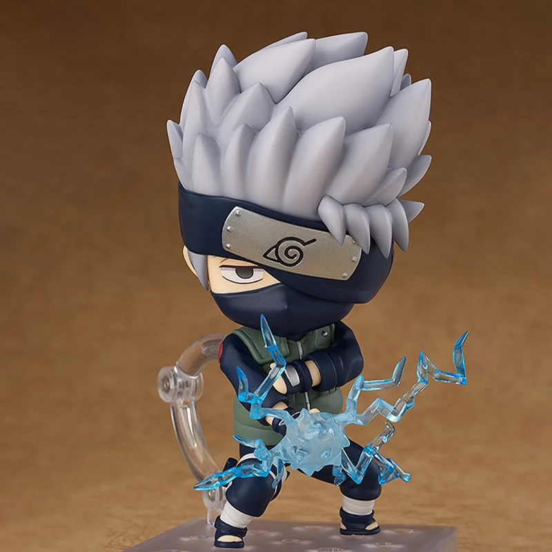 

10cm BANDAI NARUTO Kakashi Action Figure Figurine Kawaii Statue Model Desktop Decoration Toys Gifts For Children Or Adults