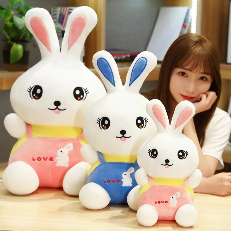 35-75 см Мультяшные кавайные парные плюшевые комбинезоны в виде кролика мягкие