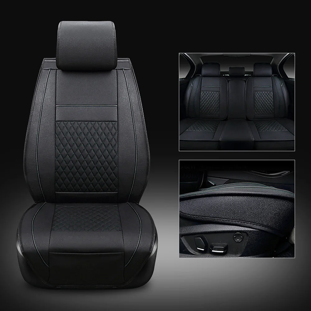 

Набор чехлов для автомобильных сидений из искусственной кожи для Toyota Camry Corolla Prius Venza освещение RAV4 4runner Yaris Avalon Tacoma Hilux аксессуары