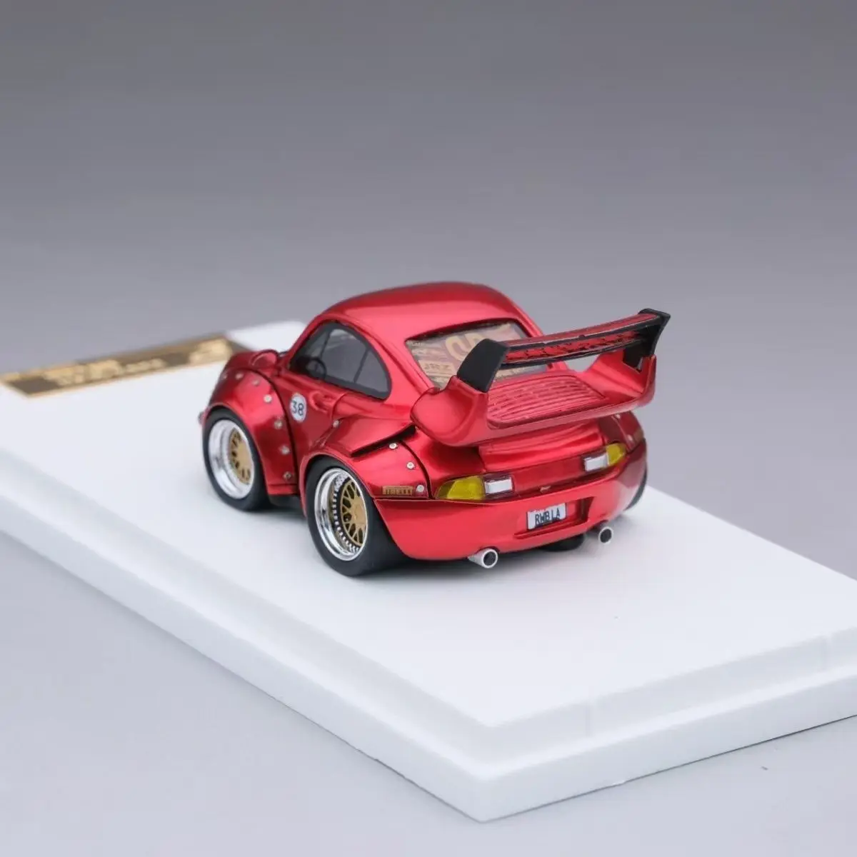 Sjf Production Limited To 499 Смола Материал 1/64 Соотношение Porsche 993RWB Высокий хвост Новое место